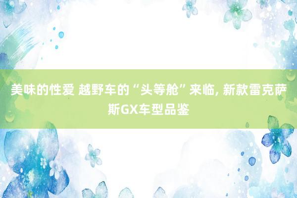 美味的性爱 越野车的“头等舱”来临, 新款雷克萨斯GX车型品鉴
